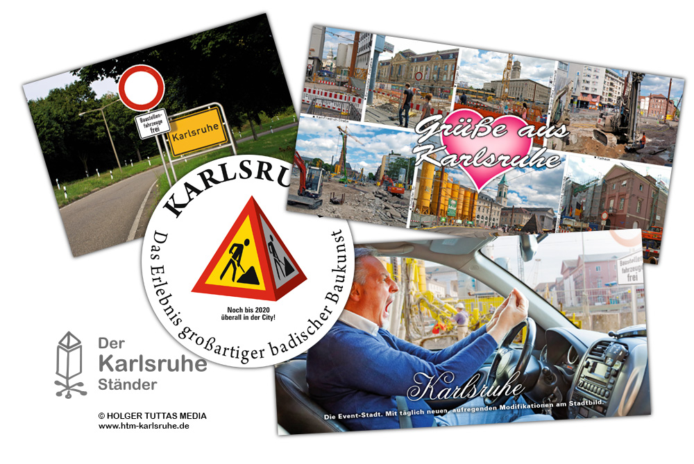 Baustellenkarte Karlsruhe